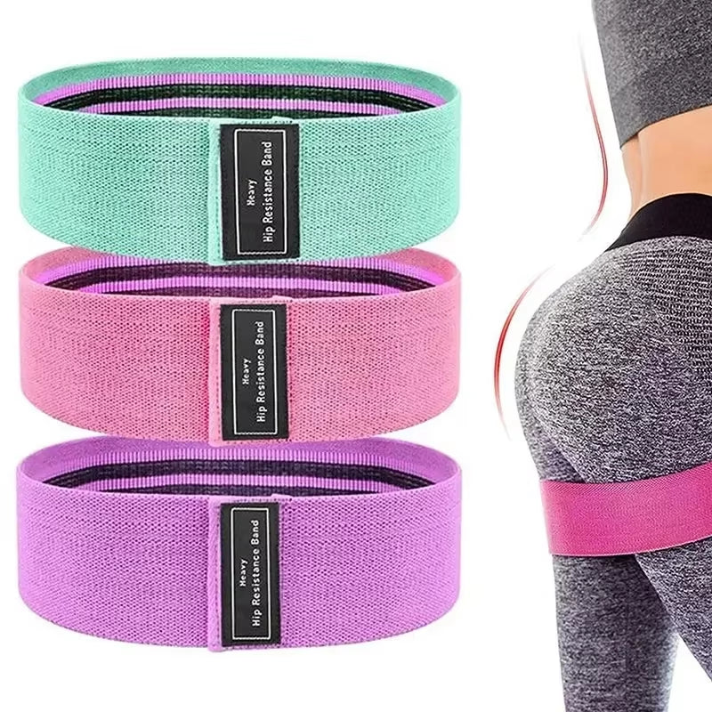 1/2/3PCS Elastic Bands Fitness Resistance Bands Yoga Pilates Circle Expander Bands Gym Training Workout Equipment